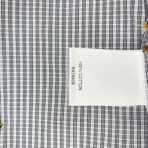 Rowm Taco Embroidered Plaid Button Down Short Sleeve Shirt Mens Size Large - Picture 4 of 5